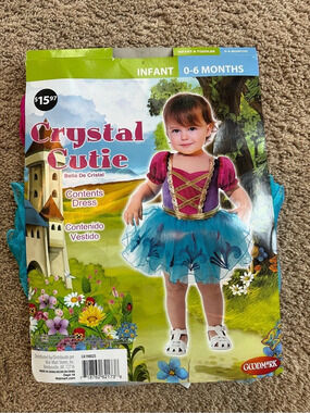Goodmark Crystal Cutie Infant Costume Blue & Purple 0-6 months
